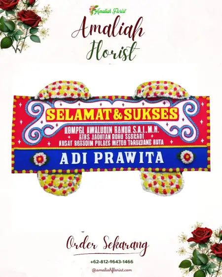 Papan Bunga Ucapan Selamat Cikopomayak